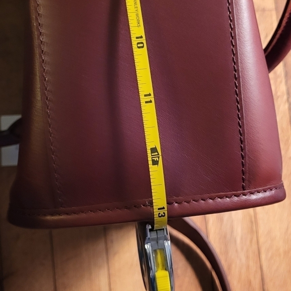 Lucky Brand Cowhide Leather Crossbody Top Handle Satchel - Picture 8 of 16